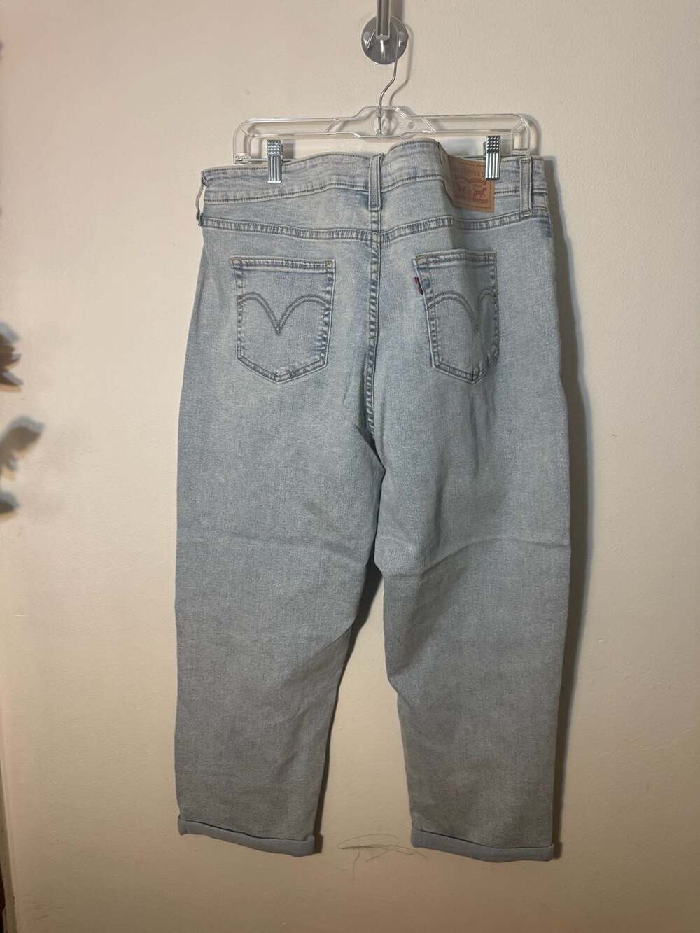Levi's Mid Rise Boyfriend Stellar Stretch Jeans Size 20W - Picture 3 of 7